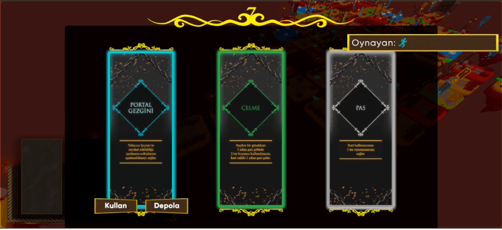 Devil & Sinners card selection showing three cards with distinct property and rarity treatments.